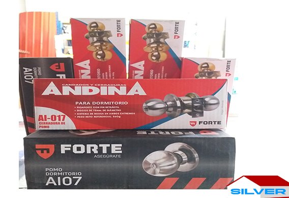 CERRADURA POMO O PERILLA, 